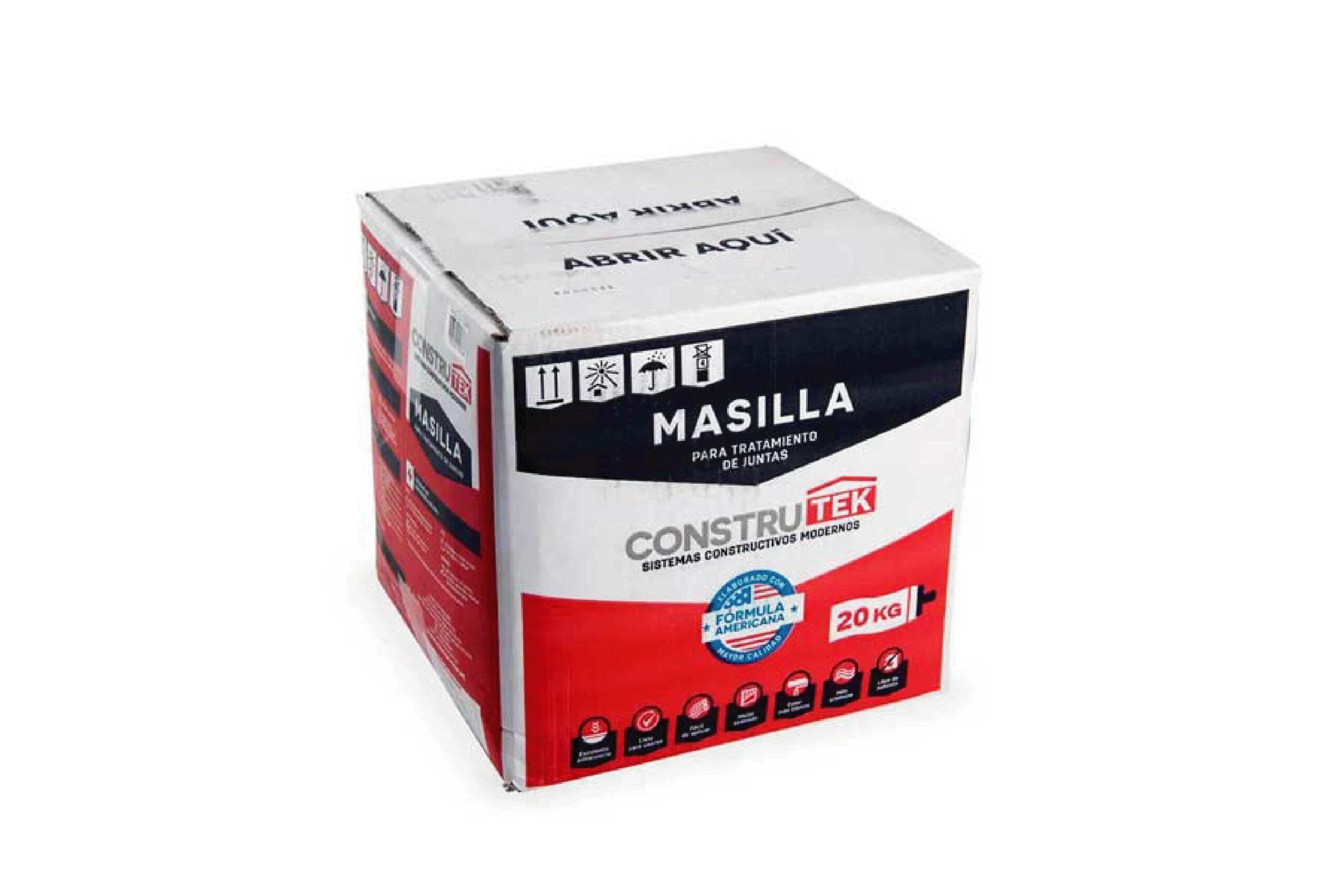 Cinta Metalica Con Fleje-01 Masilla en Pasta Construtek - Imagen 1